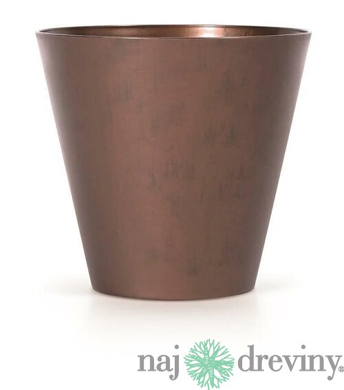 Kvetináč TUBUS Corten 400x373 mm, medený vzhľad