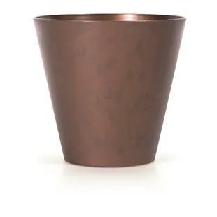 Kvetináč TUBUS Corten 400x373 mm, medený vzhľad