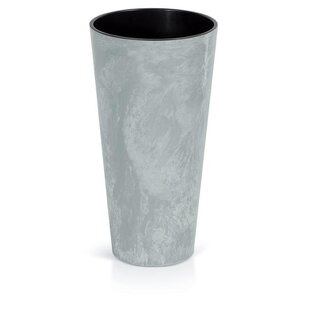 Kvetináč TUBUS Slim Beton 250x475 mm, vzhľad betón