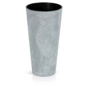 Kvetináč TUBUS Slim Beton 250x475 mm, vzhľad betón