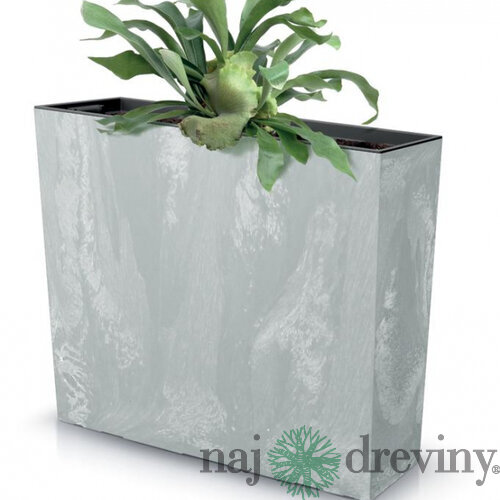 Kvetináč URBI Case Beton 580x180x498 mm, vzhľad betón, vložka