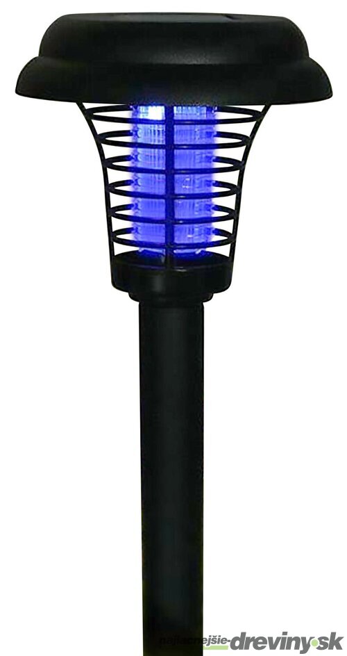 Lampa Strend Pro MOKI 57, proti hmyzu a komárom, solárna, UV+biela LED, 13x42 cm, AA