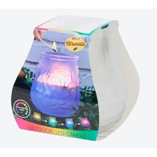 LED svietiaca Citronelová sviečka