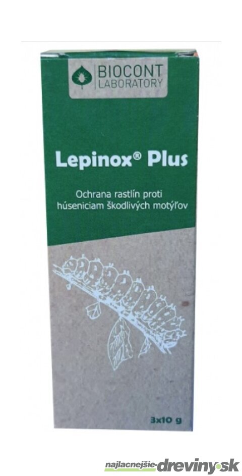 Lepinox Plus - ochrana pred húsenicami 3x10g