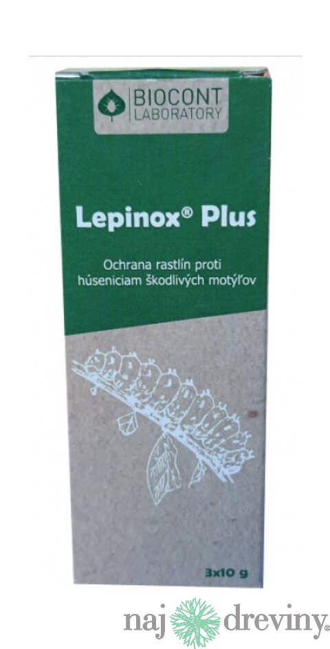 Lepinox Plus - ochrana pred húsenicami 3x10g