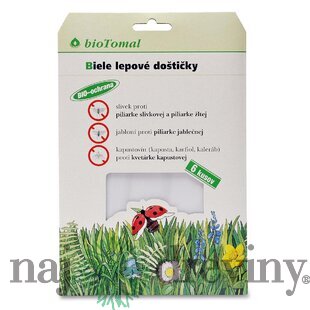 Lepové doštičky BIELE BioTOMAL 6ks