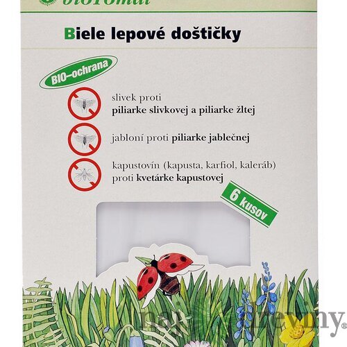 Lepové doštičky BIELE BioTOMAL 6ks