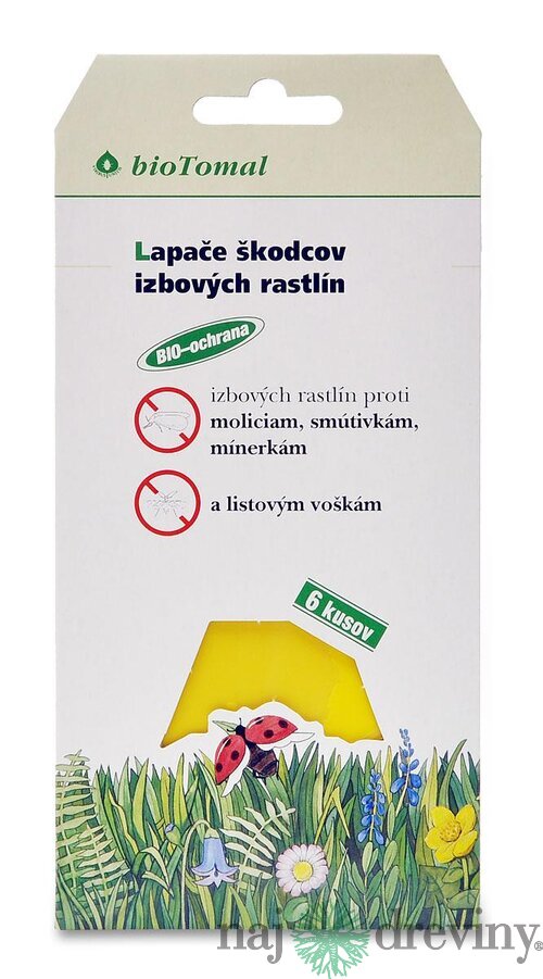 LEPOVÉ DOŠTIČKY ŽLTÉ 6ks BioTOMAL