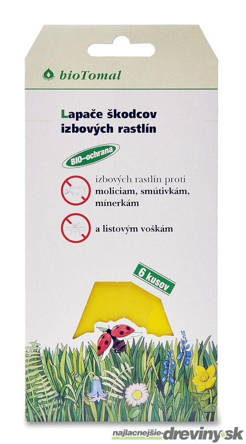 LEPOVÉ DOŠTIČKY ŽLTÉ 6ks BioTOMAL
