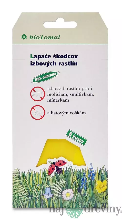 LEPOVÉ DOŠTIČKY ŽLTÉ 6ks BioTOMAL