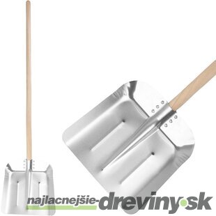 Lopata KOVO.WH Alu Veľká, 360 mm, hliníková, drevená násada