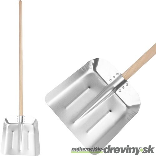 Lopata KOVO.WH Alu Veľká, 360 mm, hliníková, drevená násada