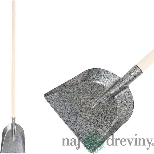 Lopata S504-3.WH Universal, 275x235 mm, drevená násada