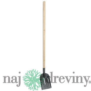 Lopata S504A.WH 7131 rovná, Slim, KomaXit, s násadou