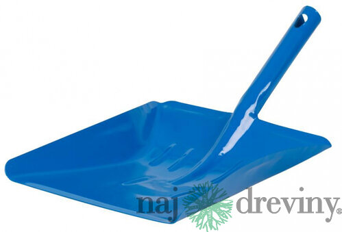Lopatka na smetie S532M, kovová, modrá