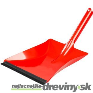 Lopatka Neco 30-0383-15, červená, gumová lišta, 37x24x8 cm
