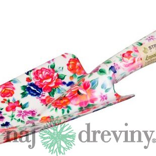 Lopatka Strend Pro, záhradnícka, potlač kvetov, 30x9 cm, Ladies line