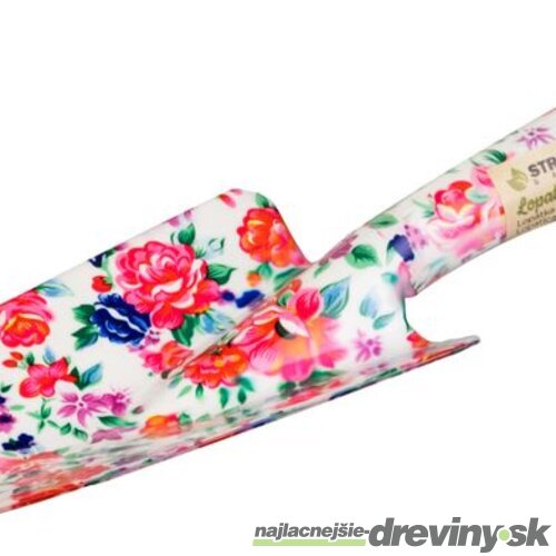 Lopatka Strend Pro, záhradnícka, potlač kvetov, 30x9 cm, Ladies line