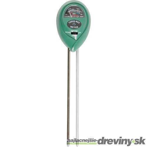 Merač Strend Pro 3v1, pôdnych vlastností, PH, vlhkosť, intenzita svetla, 26x6x4 mm, tester