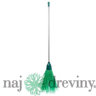 Metla Cleonix PB369, záhradná, s násadou, 150 cm, 21x51 cm