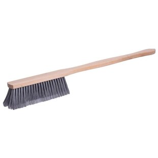 Metlička CRW BN60, nylon, predĺžená drevená rukoväť, 70 cm, mix farieb