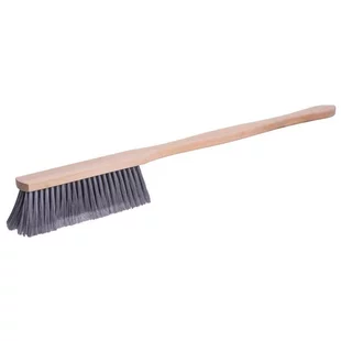 Metlička CRW BN60, nylon, predĺžená drevená rukoväť, 70 cm, mix farieb