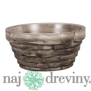 Miska BONSAI GREY keramická matná d18x9cm