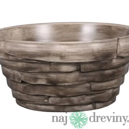 Miska BONSAI GREY keramická matná d18x9cm