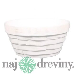 Miska BONSAI WHITE keramická matná d18x9cm