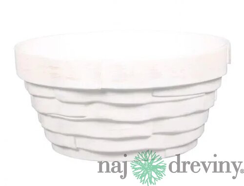 Miska BONSAI WHITE keramická matná d18x9cm