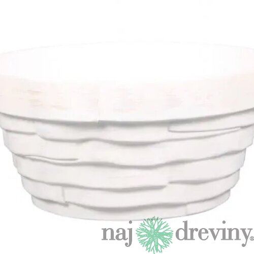 Miska BONSAI WHITE keramická matná d18x9cm