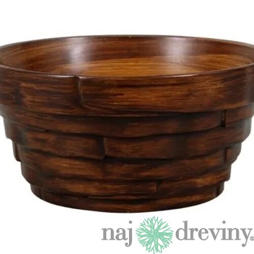 Miska BONSAI WOOD keramická matná d18x9cm