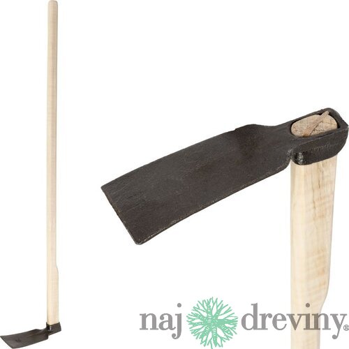 Motyka Gardex Basmat, 568 g, úzka, kovaná, drevená násada