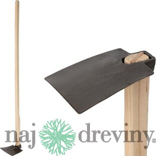 Motyka Gardex Malvan, 600 g, plochá, kovaná, drevená násada