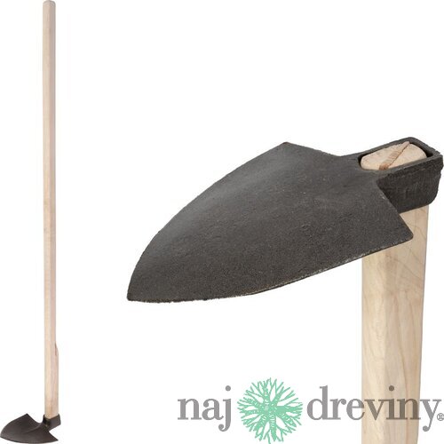 Motyka Gardex špicatá 630 g, kovaná, drevená násada