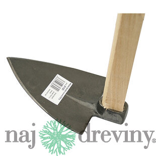Motyka Gardex špicatá 680 g, kovaná, drevená násada