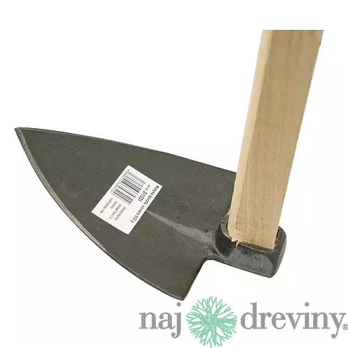 Motyka Gardex špicatá 680 g, kovaná, drevená násada