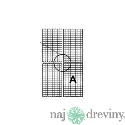 Mriežka pod filtračné médiá 34 x 20 x 1,5 cm