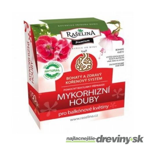 Mykorhízne huby RAŠELINA PREMIUM na balkonové kvety 150g