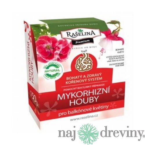 Mykorhízne huby RAŠELINA PREMIUM na balkonové kvety 150g