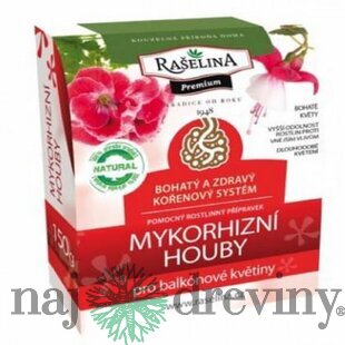 Mykorhízne huby RAŠELINA PREMIUM na balkonové kvety 150g