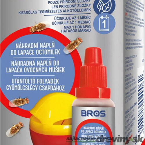 Náhradná náplň Bros, do lapača ovocných mušiek, 15 ml