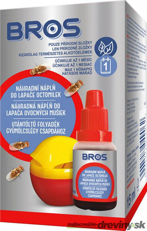Náhradná náplň Bros, do lapača ovocných mušiek, 15 ml