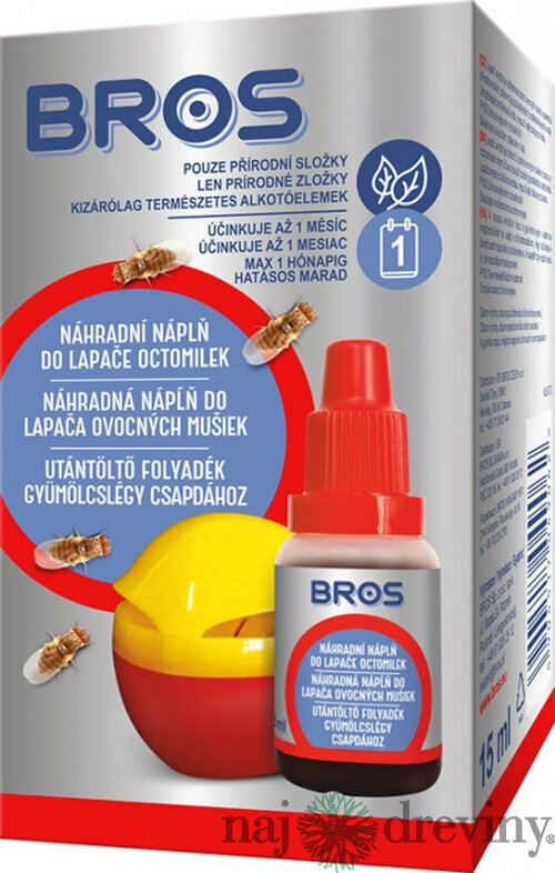 Náhradná náplň Bros, do lapača ovocných mušiek, 15 ml