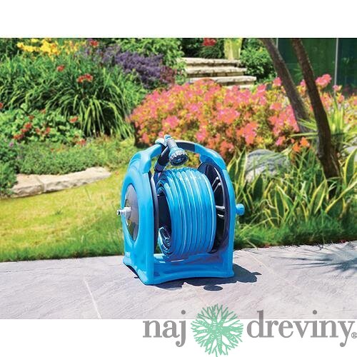 Navíjač AQUACRAFT® 990076, hadica 1/2“, L-25 m, pištoľ, záhradný