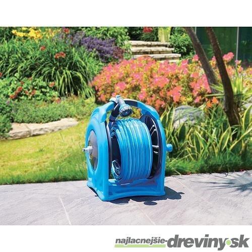 Navíjač AQUACRAFT® 990076, hadica 1/2“, L-25 m, pištoľ, záhradný