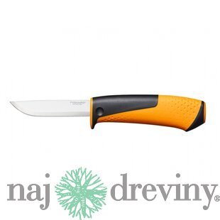Nôž FISKARS HARDWARE univerzálny+puzdro+obrúsok 22cm 102361