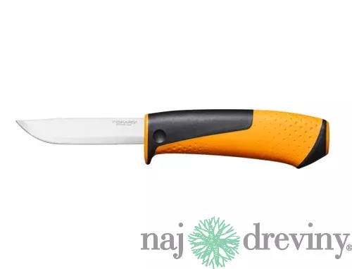 Nôž FISKARS HARDWARE univerzálny+puzdro+obrúsok 22cm 102361