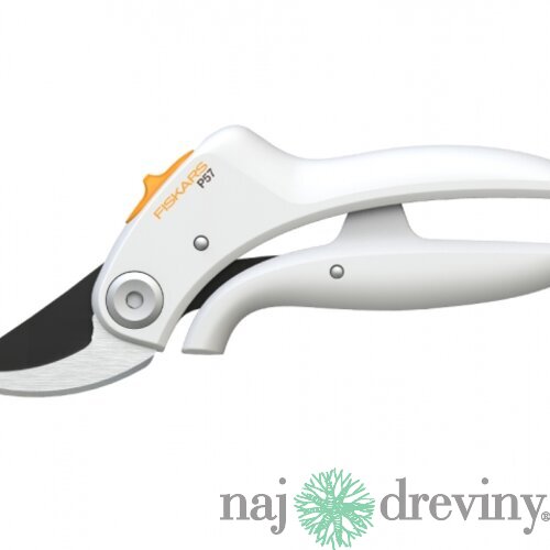 Nožnice FISKARS BYPASS PRUNER WHITE P57 dvojsečné 1026916
