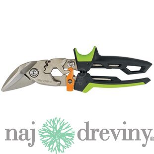 Nožnice FISKARS POWERGEAR na plech offsetové pravé 1027210
